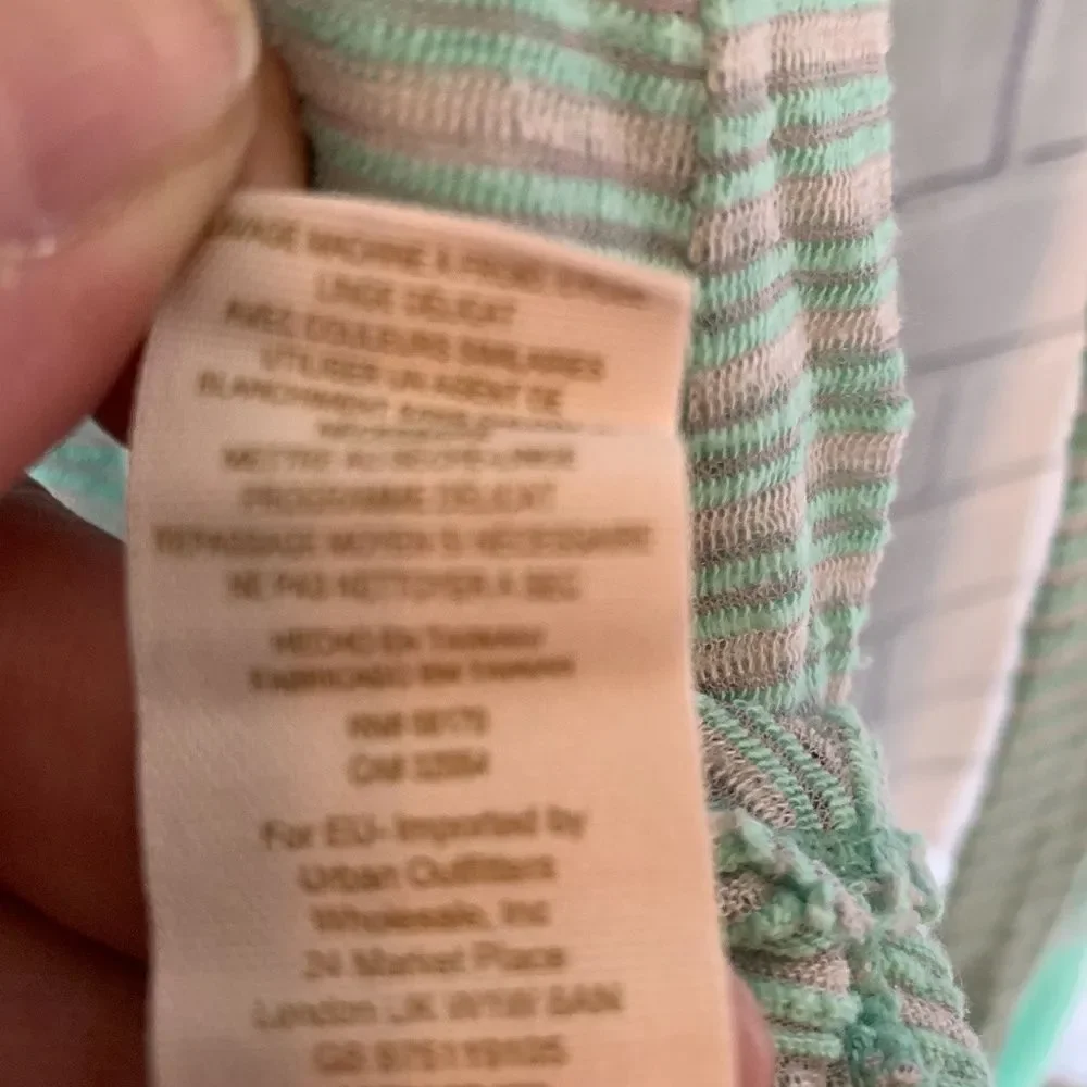 Intimately‎ Free People Mint Striped Shirt …